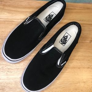 Black slip on vans